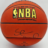 Shawn Kemp Autographed Official NBA Leather Basketball Seattle Supersonics (Flat) JSA #AZ56123