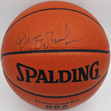 Dave DeBusschere Autographed Official NBA Leather Game Basketball New York Knicks JSA #AV29199