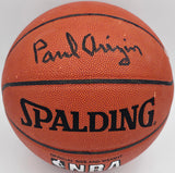 Paul Arizin Autographed Official NBA Leather Basketball Philadelphia Warriors JSA #AV29196