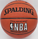 Paul Arizin Autographed Official NBA Leather Basketball Philadelphia Warriors JSA #AV29196