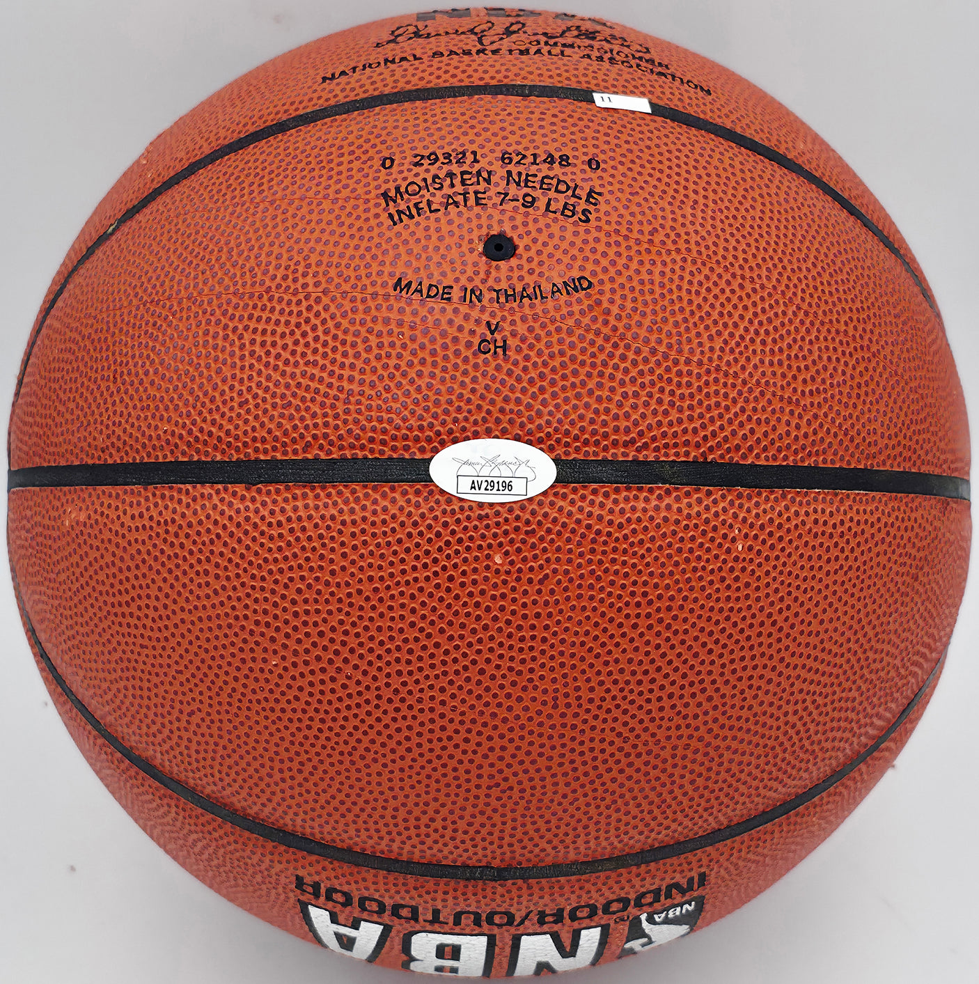Paul Arizin Autographed Official NBA Leather Basketball Philadelphia Warriors JSA #AV29196