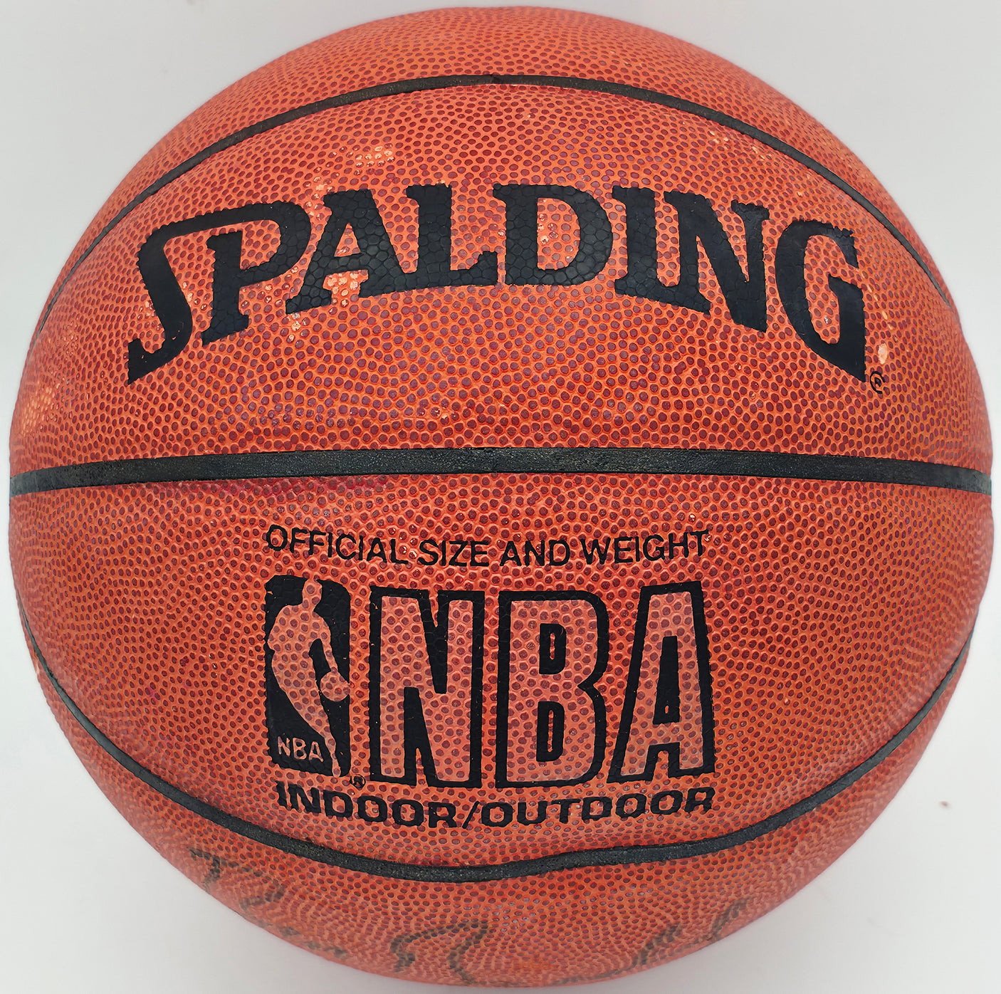 Bill Bradley Autographed Official NBA Leather Basketball New York Knicks (Flat) JSA #AV29194