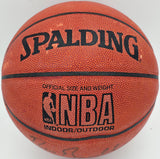 Bill Bradley Autographed Official NBA Leather Basketball New York Knicks (Flat) JSA #AV29194