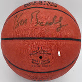 Bill Bradley Autographed Official NBA Leather Basketball New York Knicks (Flat) JSA #AV29194