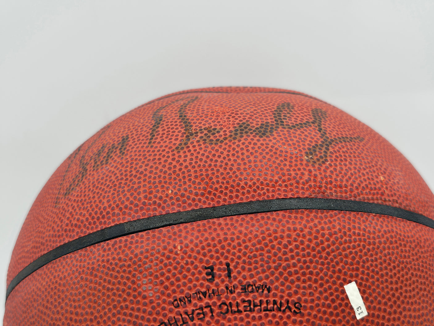 Bill Bradley Autographed Official NBA Leather Basketball New York Knicks (Flat) JSA #AV29194
