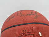 Bill Bradley Autographed Official NBA Leather Basketball New York Knicks (Flat) JSA #AV29194