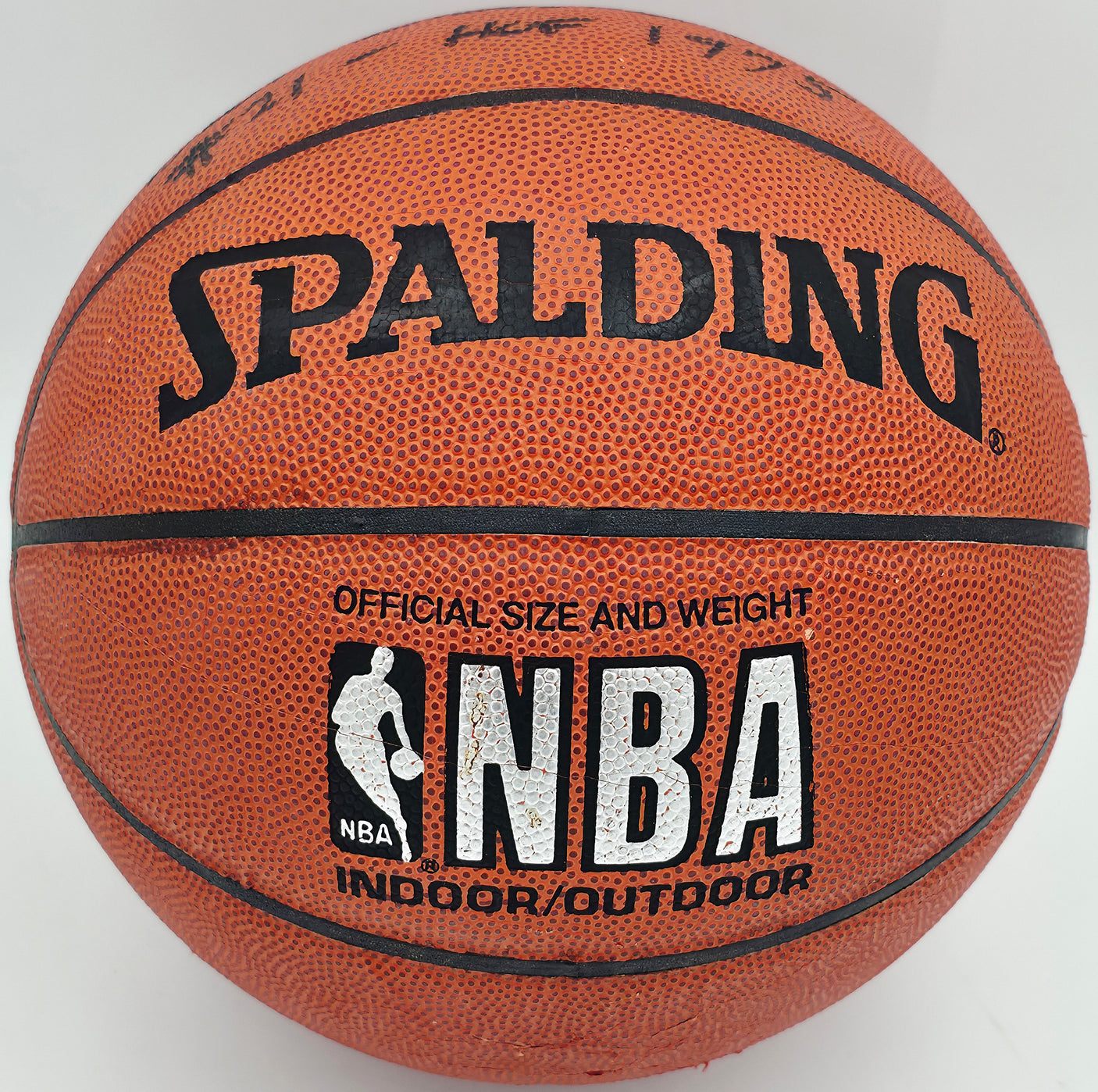 Bill Sharman Autographed Official NBA Leather Basketball Boston Celtics "HOF 1975" JSA #AV29221