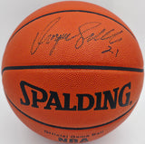 Dominique Wilkins Autographed Official NBA Leather Game Basketball Atlanta Hawks JSA #AZ56125