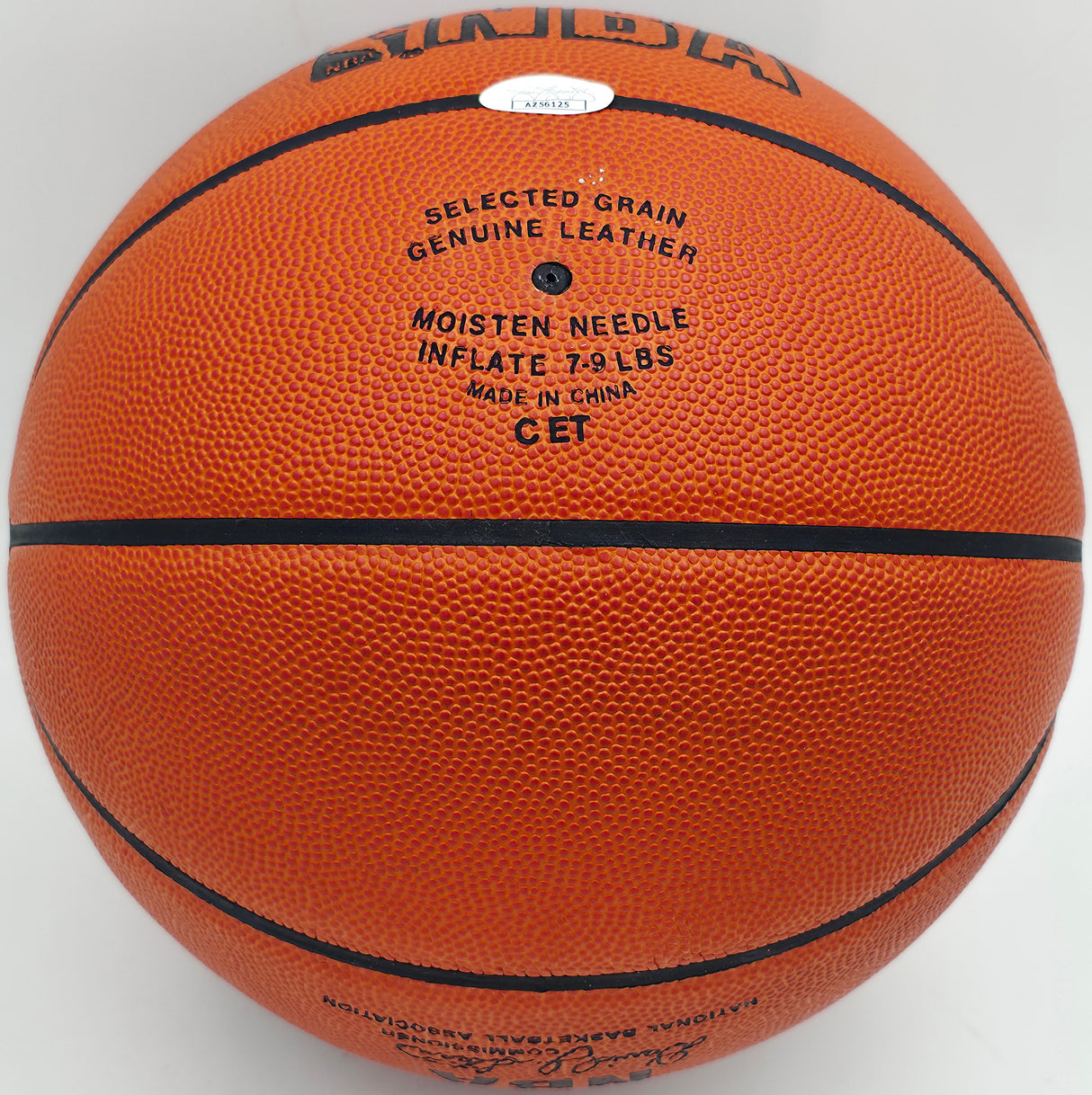 Dominique Wilkins Autographed Official NBA Leather Game Basketball Atlanta Hawks JSA #AZ56125