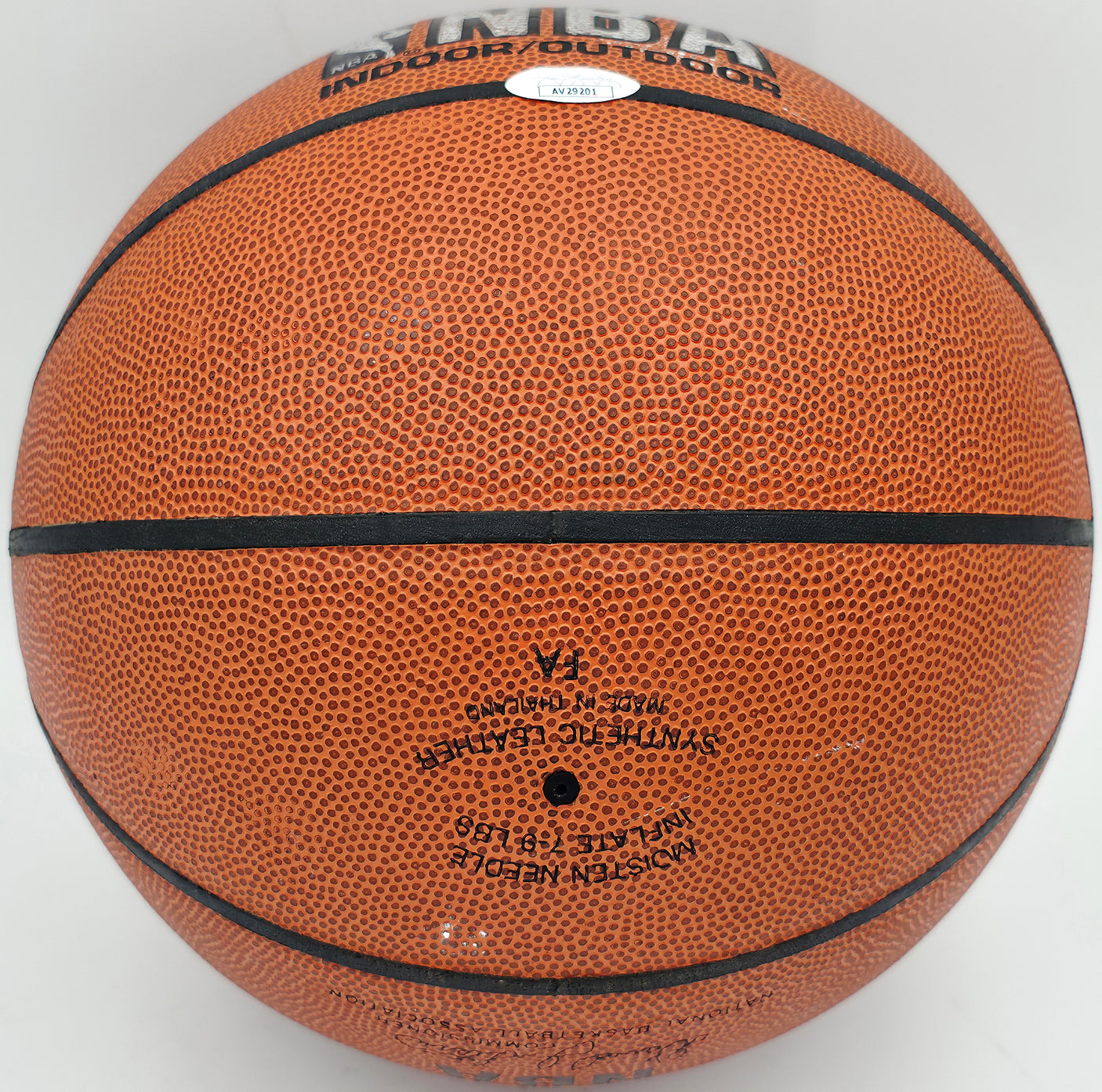 Sam Jones Autographed Official NBA Leather Basketball Boston Celtics "HOF 83" JSA #AV29201
