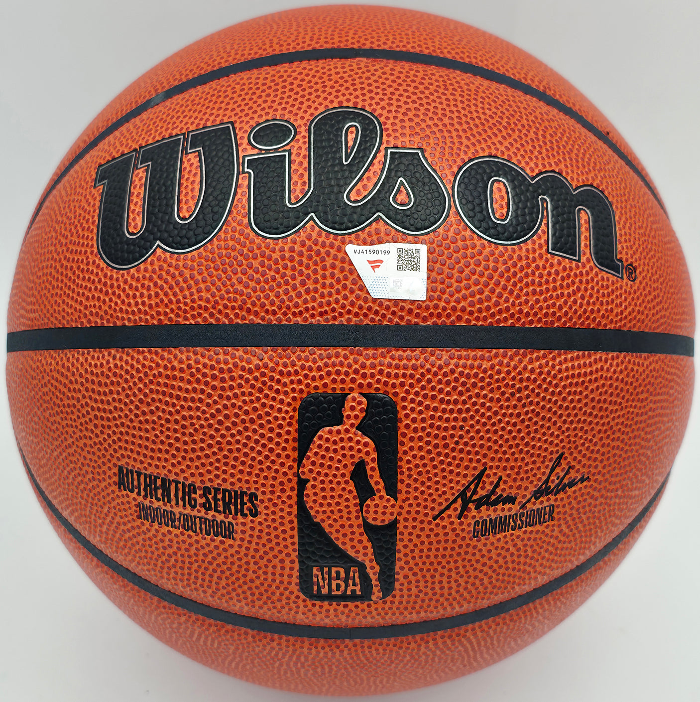 Dominique Wilkins Autographed Official NBA Leather Basketball Atlanta Hawks "HOF 06" Fanatics Holo #VJ41590199