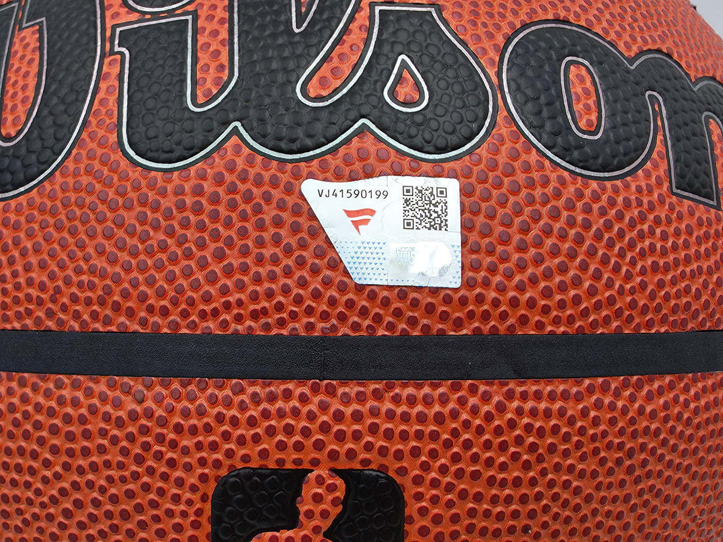 Dominique Wilkins Autographed Official NBA Leather Basketball Atlanta Hawks "HOF 06" Fanatics Holo #VJ41590199