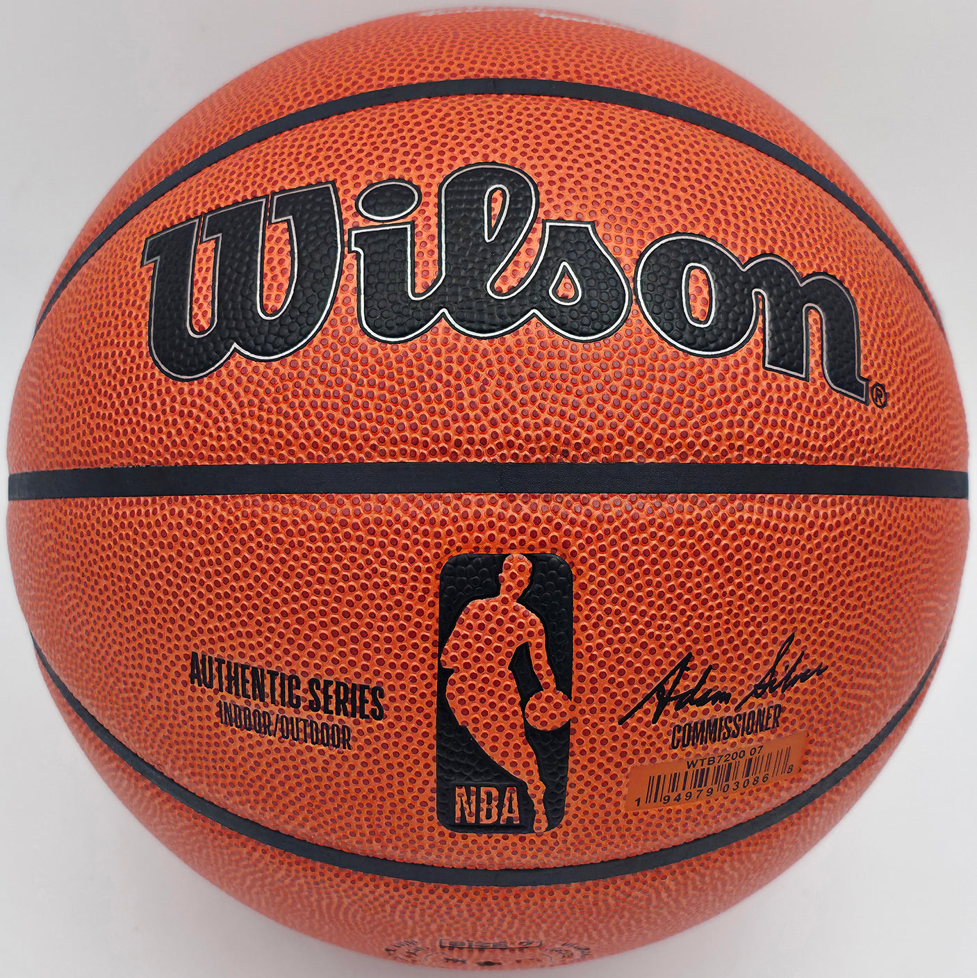 Dominique Wilkins Autographed Official NBA Leather Basketball Atlanta Hawks "HOF 06" Fanatics Holo #VJ41590199