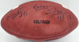 Rashaan Salaam, Kordell Stewart & Michael Westbrook Autographed Official NCAA Leather Football 1994 Colorado Buffaloes (Flat) Beckett BAS #AC85090