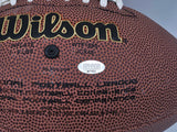 Mack Strong Autographed Official NFL Leather Football Seattle Seahawks "Go Hawks!" MCS Holo #87153