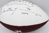 Walter Jones Autographed Seattle Seahawks Official White Logo Football "HOF 14" MCS Holo #64069