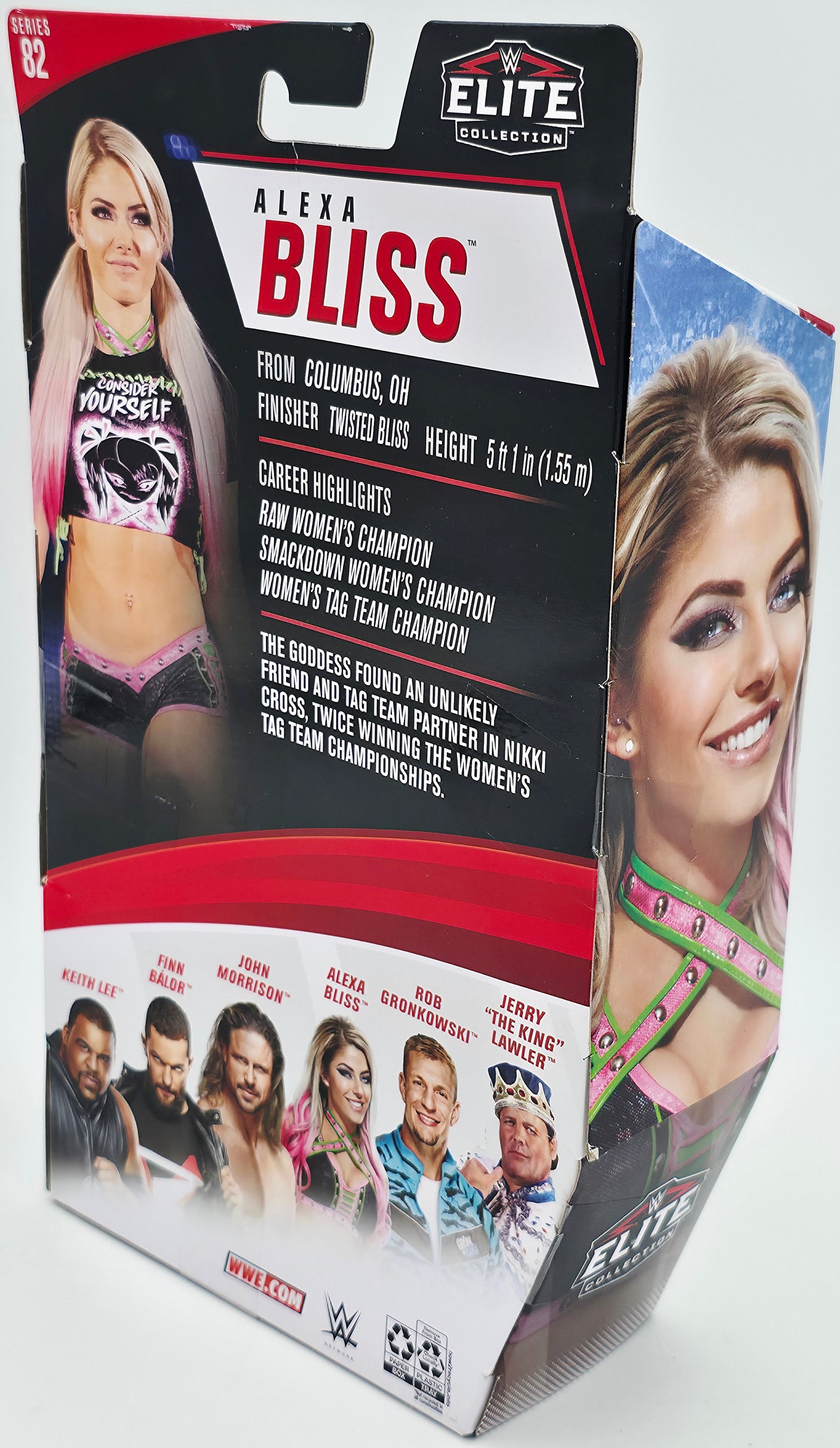 Alexa Bliss Autographed WWE Elite Collection #82 Action Figure "6 Feet of Fury" Beckett BAS Witness #WK90120