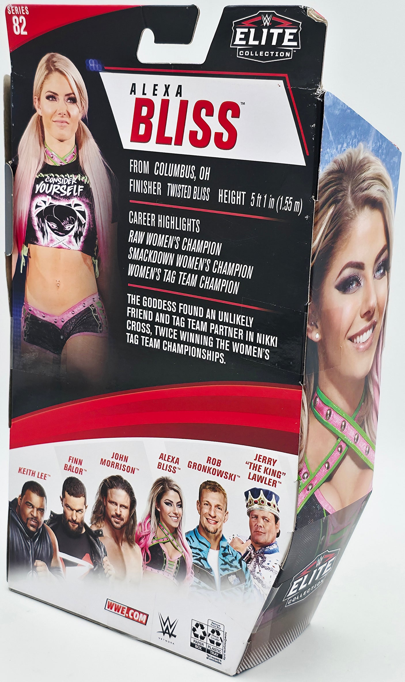 Alexa Bliss Autographed WWE Elite Collection #82 Action Figure "5 Feet of Fury" Beckett BAS Witness #WK90121