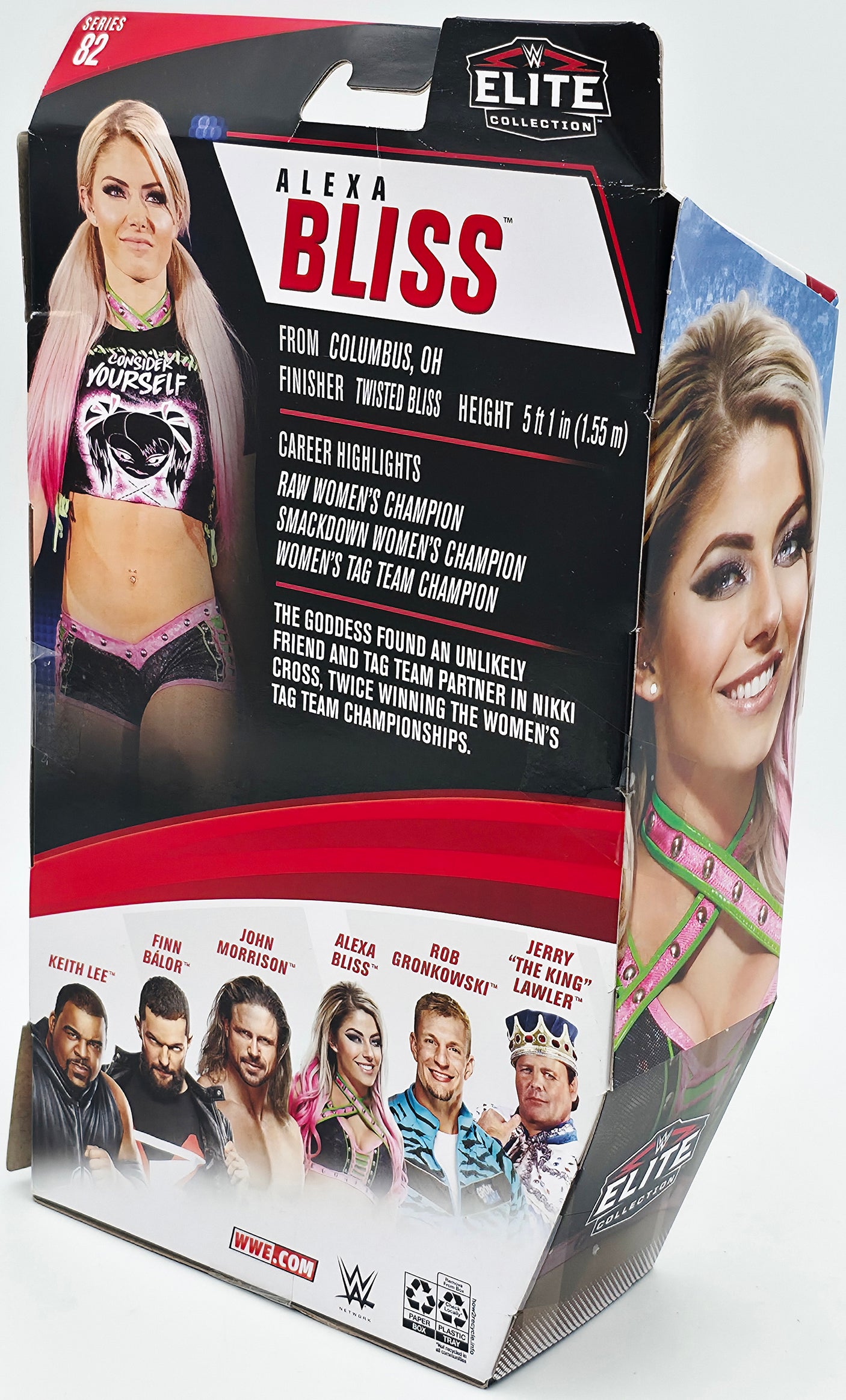 Alexa Bliss Autographed WWE Elite Collection #82 Action Figure "The Goddess" Beckett BAS Witness #WK90189
