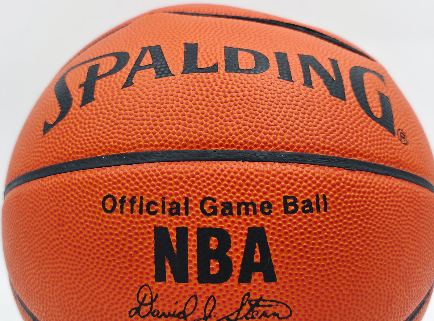Charles Barkley Autographed Official NBA Leather Game Basketball Philadelphia 76ers (Flat) JSA #AV29215