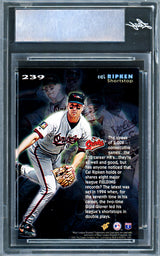 Cal Ripken Jr. Autographed 1995 Stadium Club Card #239 Baltimore Orioles Leaf SKU #243516