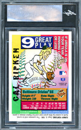 Cal Ripken Jr. Autographed 1996 Bazooka Card #15 Baltimore Orioles Leaf SKU #243518