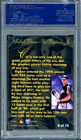 Cal Ripken Jr. Autographed 1994 Flair Infield Power Card #8 Baltimore Orioles PSA/DNA #83526165