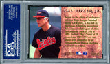 Cal Ripken Jr. Autographed 1996 Ultra Prime Leather Card #4 Baltimore Orioles PSA/DNA #83694383