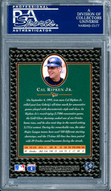 Cal Ripken Jr. Autographed 1996 Collector's Choice Card #1 Baltimore Orioles PSA/DNA #83694189