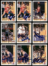 Autographed 1991-92 Upper Deck Basketball Cards (93 Count Lot) SKU #243413