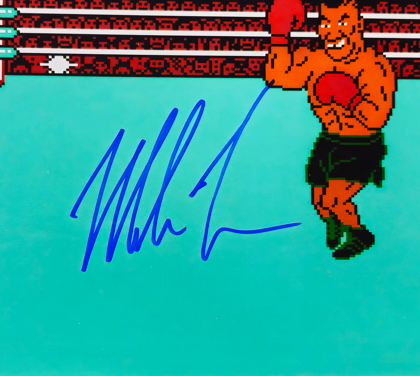 Mike Tyson Autographed Framed 11x14 Nintendo Punch-Out!! Photo With NES Controller Beckett BAS QR Stock #230191