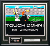 Bo Jackson Autographed Framed 16x20 Nintendo Tecmo Bowl Photo With NES Controller Oakland Raiders Beckett BAS Witness Stock #230196