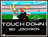 Bo Jackson Autographed Framed 16x20 Nintendo Tecmo Bowl Photo With NES Controller Oakland Raiders Beckett BAS Witness Stock #230196