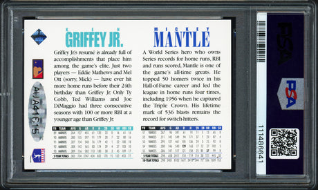 Ken Griffey Jr. Autographed 1994 Upper Deck Card Seattle Mariners PSA 7 Auto Grade Gem Mint 10 PSA/DNA #111486641
