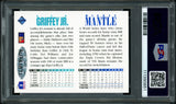 Mickey Mantle & Ken Griffey Jr. Autographed 1994 Upper Deck Card PSA 6 Auto Grade Gem Mint 10 PSA/DNA #111390651