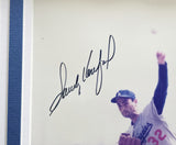 Sandy Koufax Autographed Framed 8x10 Photo Los Angeles Dodgers Beckett BAS #AE08256