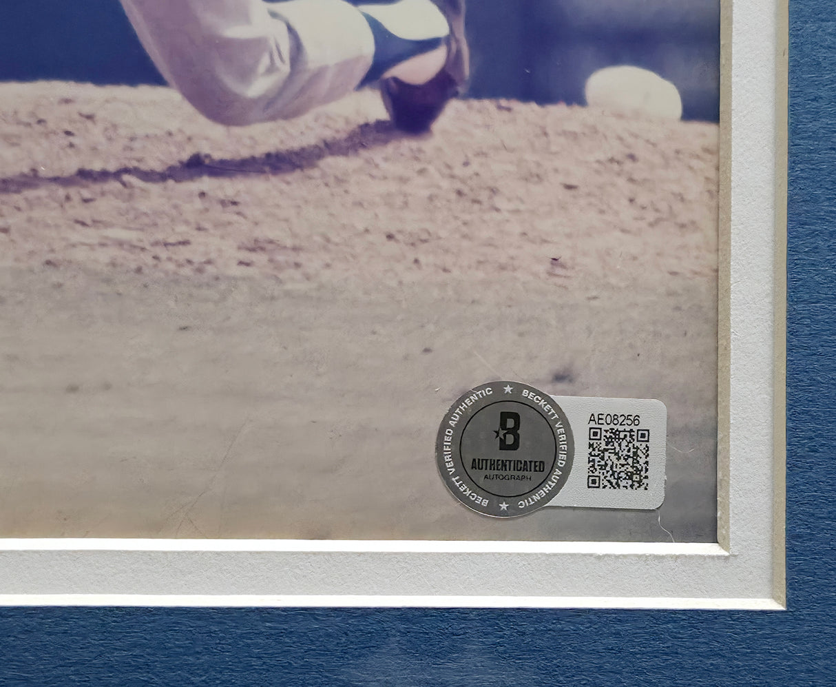 Sandy Koufax Autographed Framed 8x10 Photo Los Angeles Dodgers Beckett BAS #AE08256