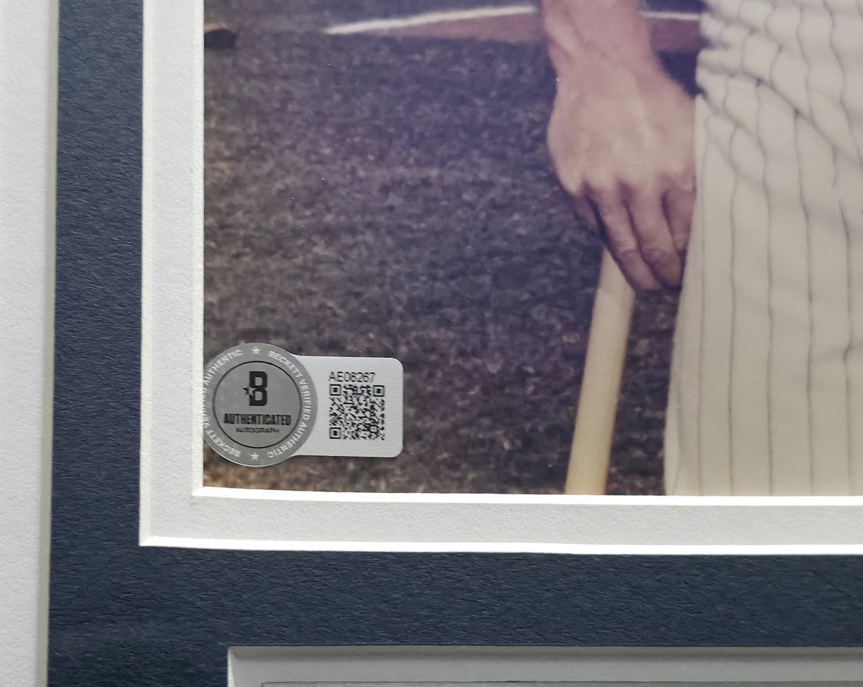 Mickey Mantle Autographed Framed 8x10 Photo New York Yankees Beckett BAS #AE08267