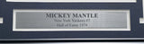 Mickey Mantle Autographed Framed 8x10 Photo New York Yankees Beckett BAS #AE08267