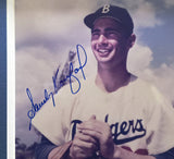 Sandy Koufax Autographed Framed 8x10 Photo Brooklyn Dodgers Beckett BAS #AE08263