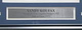 Sandy Koufax Autographed Framed 8x10 Photo Brooklyn Dodgers Beckett BAS #AE08263