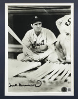 Hank Greenberg Autographed Framed 8x10 Photo Detroit Tigers Beckett BAS #AE08266