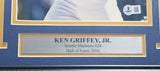 Ken Griffey Jr. Autographed Framed 8x10 Photo Seattle Mariners Vintage Signature Beckett BAS QR #BP55340