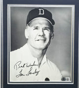 Tom Laundry Autographed Framed 8x10 Photo Dallas Cowboys "Best Wishes" Beckett BAS QR #BP55234