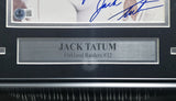 Jack Tatum Autographed Framed 8x10 Photo Oakland Raiders "Be the Best" Beckett BAS QR #BP55245