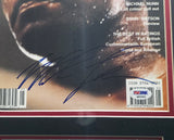 Mike Tyson Autographed Framed 8.5x11 Boxing Magazine Cover PSA/DNA #Q65593