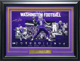Michael Penix Jr. Autographed Framed 14x22 Poster Photo Washington Huskies Beckett BAS Witness #1W198976