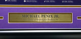 Michael Penix Jr. Autographed Framed 14x22 Poster Photo Washington Huskies Beckett BAS Witness #1W198976