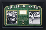 Arthur Ashe Autographed Framed 2x4 Cut Signature Collage PSA/DNA #82028193