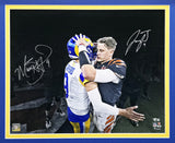 Joe Burrow & Matthew Stafford Autographed Framed 16x20 Photo Fanatics Holo #B420399